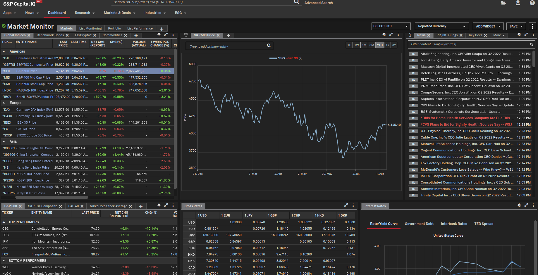 S P Capital IQ Academic Platform