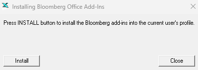How to Enable the Bloomberg Excel Add-In on Lab Computers