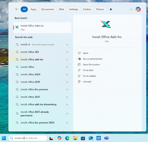 How to Enable the Bloomberg Excel Add-In on Lab Computers